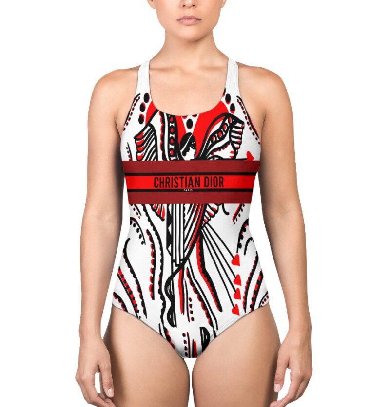 Christian Dior Swimwear Beachwear One Piece Swimsuit OSW1043