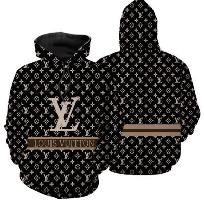 LV Luxury 3D Pullover Unisex Hoodie LZH1199