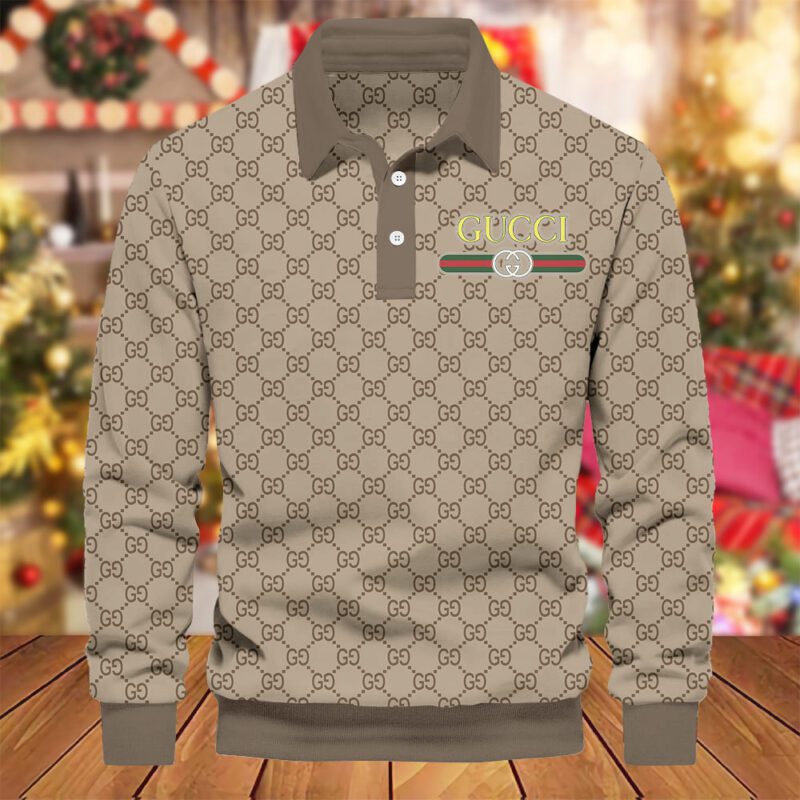 Premium 2024 Luxury Gucci Polo Sweatshirt Collar Sweatshirt CPLS1010