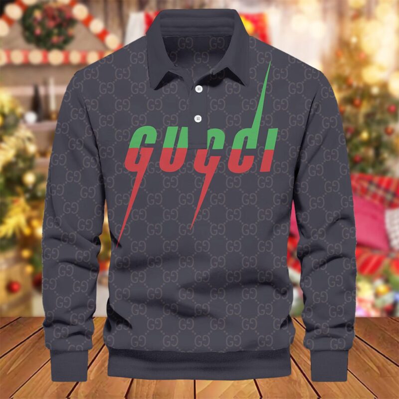 Premium 2024 Luxury Gucci Polo Sweatshirt Collar Sweatshirt CPLS1026