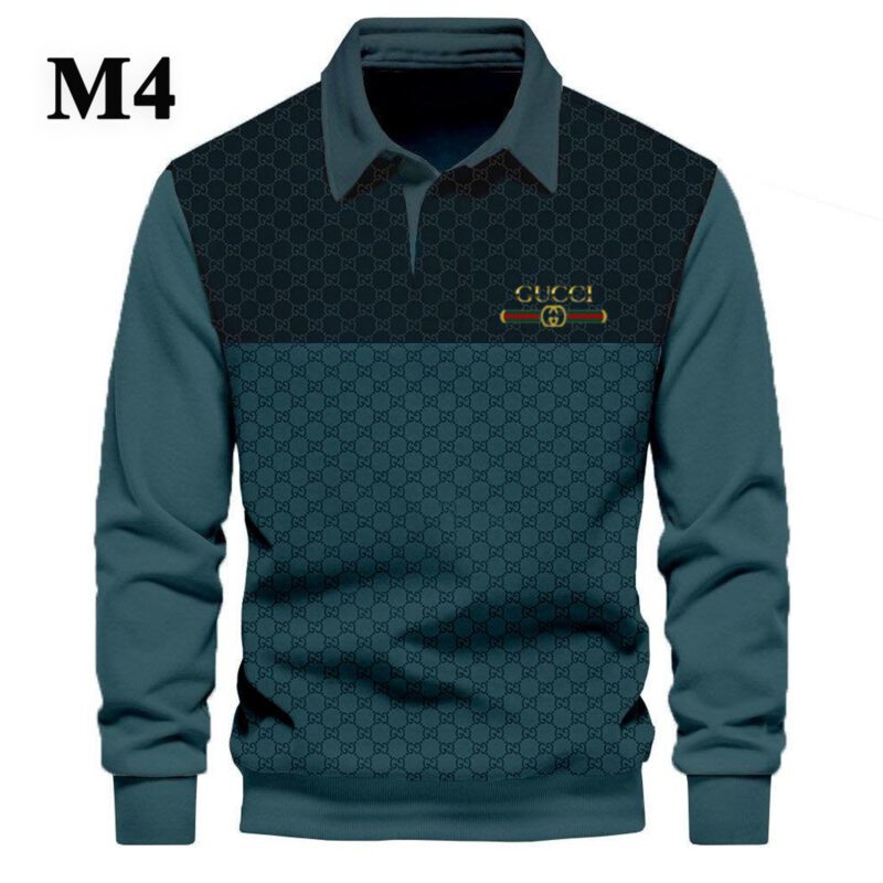 Premium 2024 Luxury Gucci Polo SweatshirtCollar Sweatshirt CPLS1092