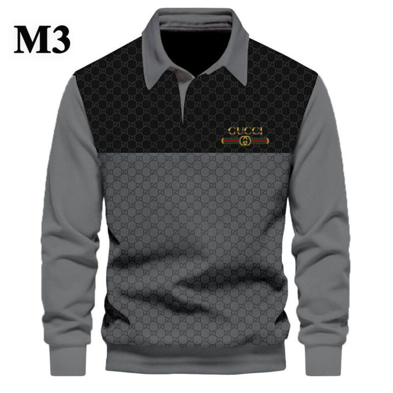 Premium 2024 Luxury Gucci Polo SweatshirtCollar Sweatshirt CPLS1095