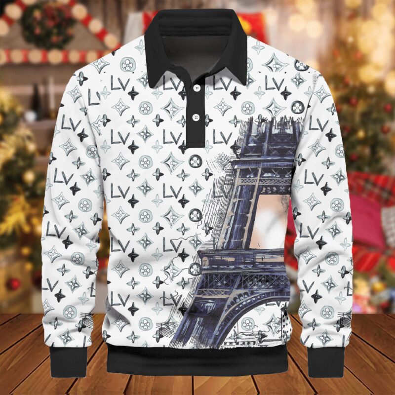 Premium 2024 Luxury LV Polo Sweatshirt Collar Sweatshirt CPLS1019