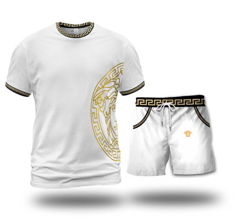 Versace Combo Unisex T-Shirt & Short Limited Luxury Outfit CTS1140