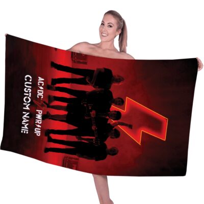 ACDC Rectangle Beach Towel WBT1144 1