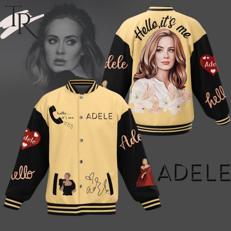 Adele Hello It's Me Baseball Jacket TBJ1002