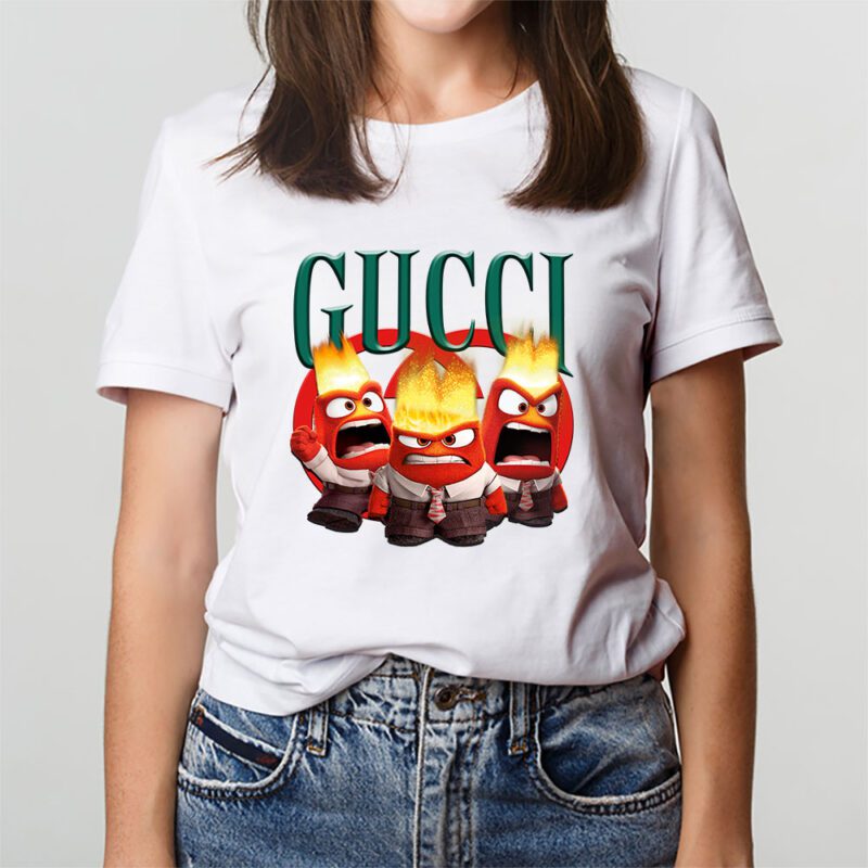 Anger Inside Out Gucci Unisex T Shirt Cotton Tee TAT7970 3