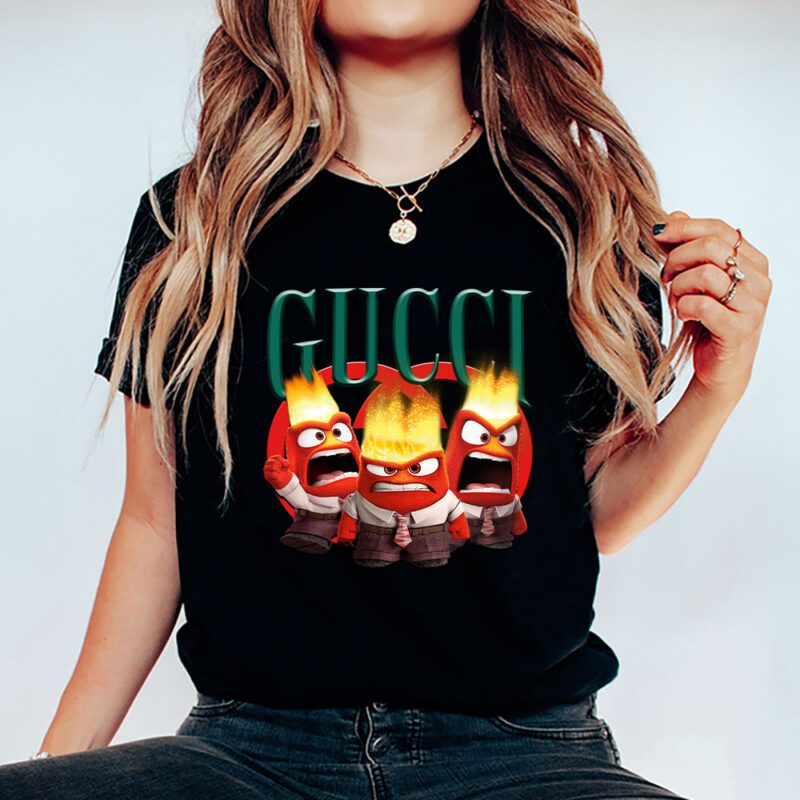 Anger Inside Out Gucci Unisex T Shirt Cotton Tee TAT7970 5