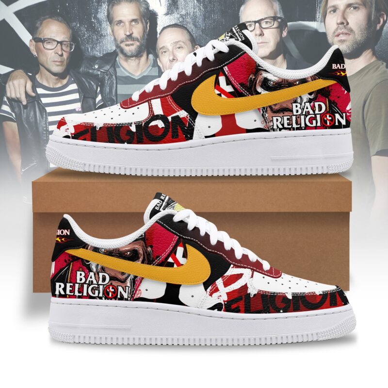 Bad Religion's AF1 Sneaker Limited Air Force 1 Shoes ZSP1033