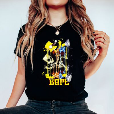 Bart Simpson Bape Unisex T Shirt TAT5408 5