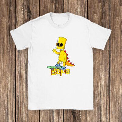Bart Simpson Bape Unisex T Shirt TAT5410 1