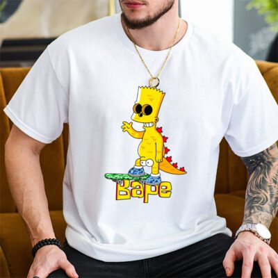Bart Simpson Bape Unisex T Shirt TAT5410 2