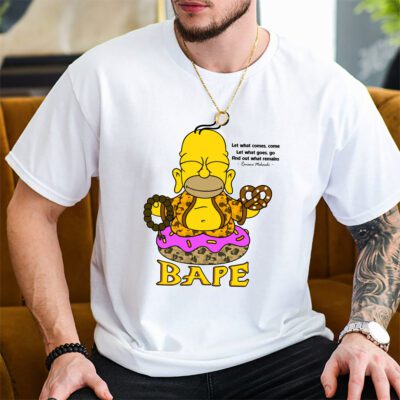 Bart Simpson Bape Unisex T Shirt TAT5411 2