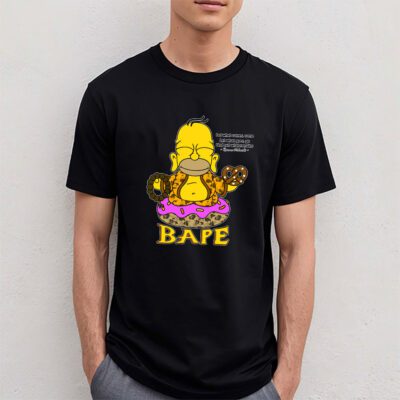 Bart Simpson Bape Unisex T Shirt TAT5411 4
