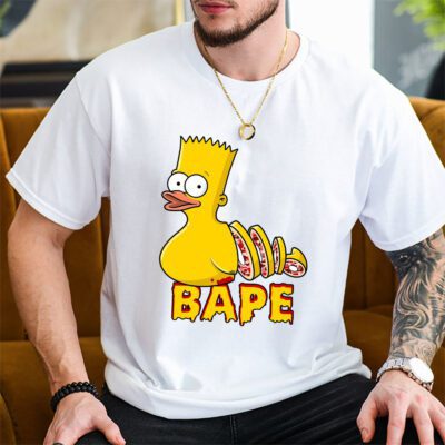 Bart Simpson Bape Unisex T Shirt TAT5412 2