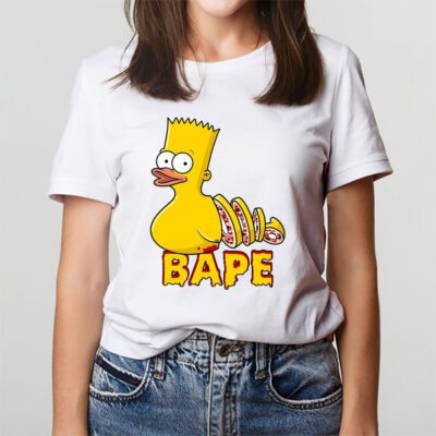 Bart Simpson Bape Unisex T Shirt TAT5412 3
