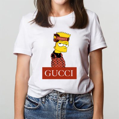 Bart Simpson Gucci Unisex T Shirt Cotton Tee TAT14285 3