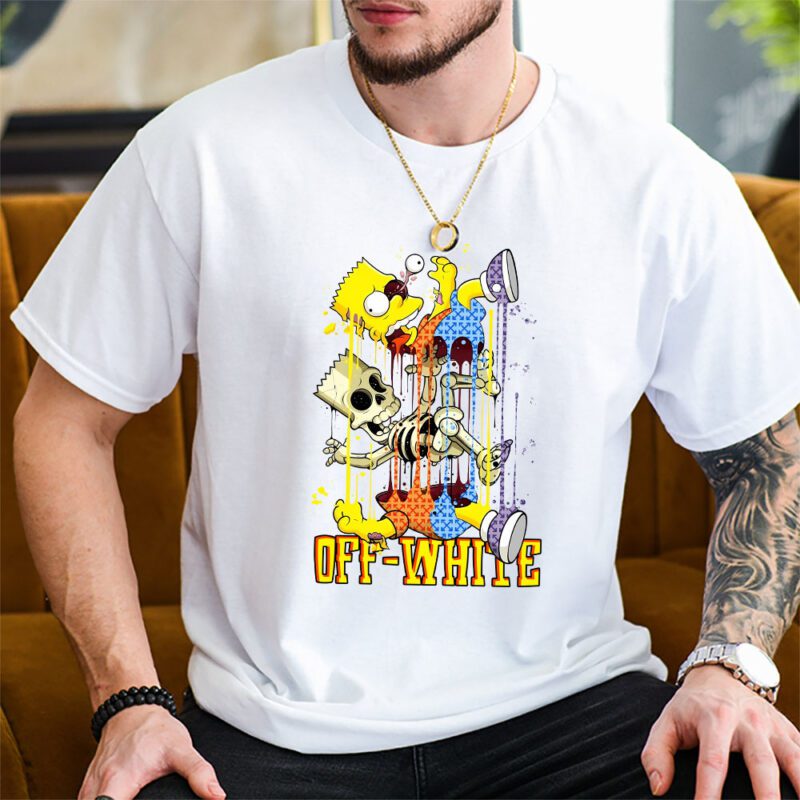 Bart Simpson Offwhite Unisex T Shirt TAT5417 2