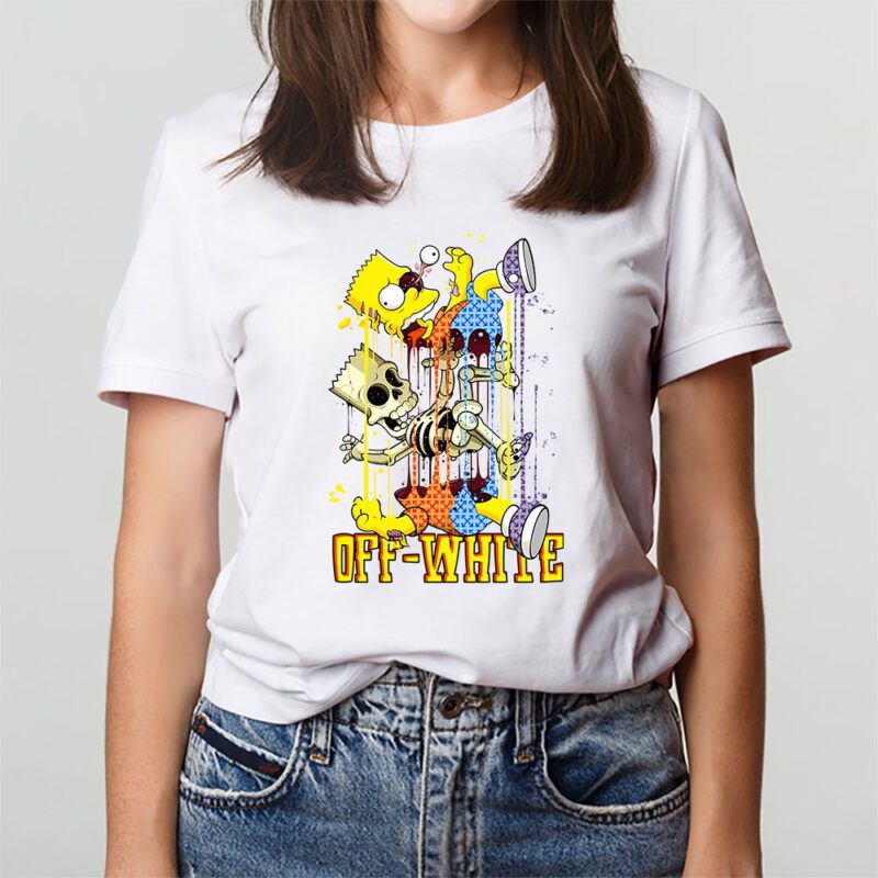 Bart Simpson Offwhite Unisex T Shirt TAT5417 3