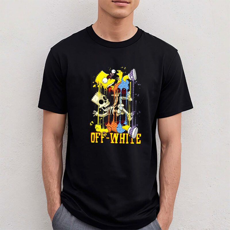 Bart Simpson Offwhite Unisex T Shirt TAT5417 4