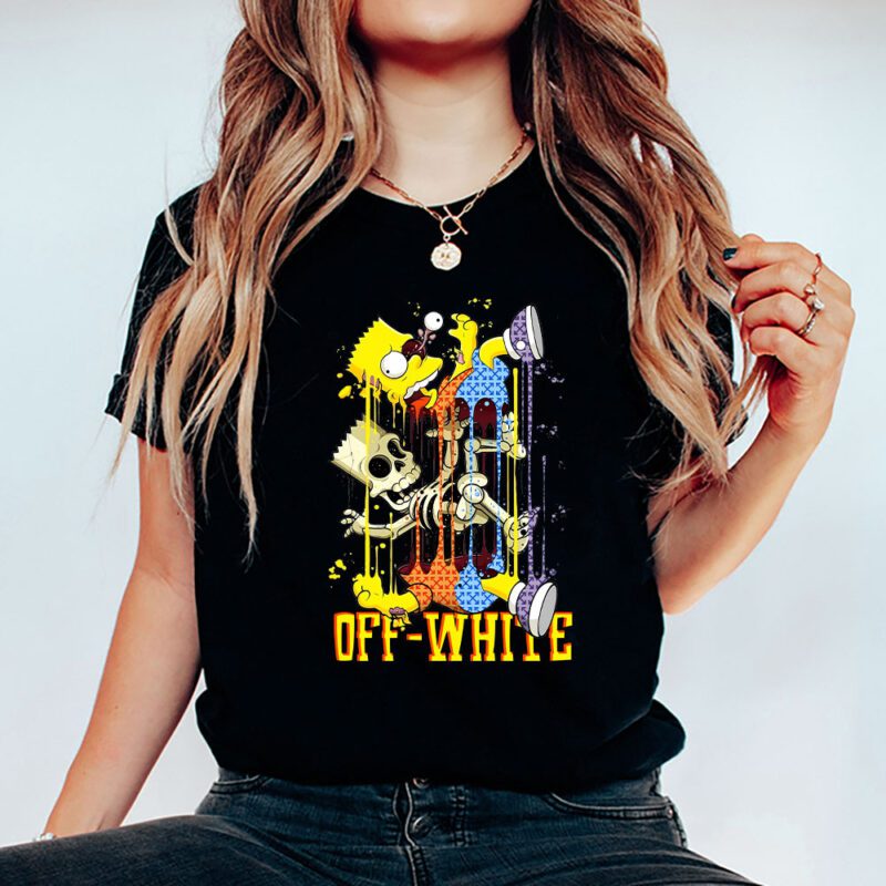 Bart Simpson Offwhite Unisex T Shirt TAT5417 5