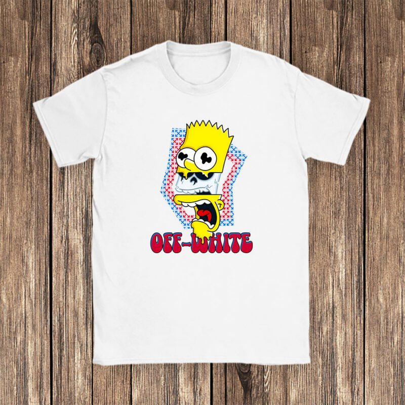 Bart Simpson Offwhite Unisex T Shirt TAT5418 1