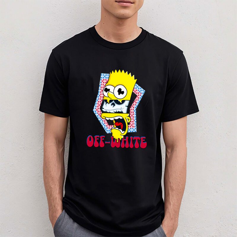 Bart Simpson Offwhite Unisex T Shirt TAT5418 4