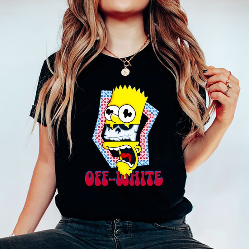 Bart Simpson Offwhite Unisex T Shirt TAT5418 5