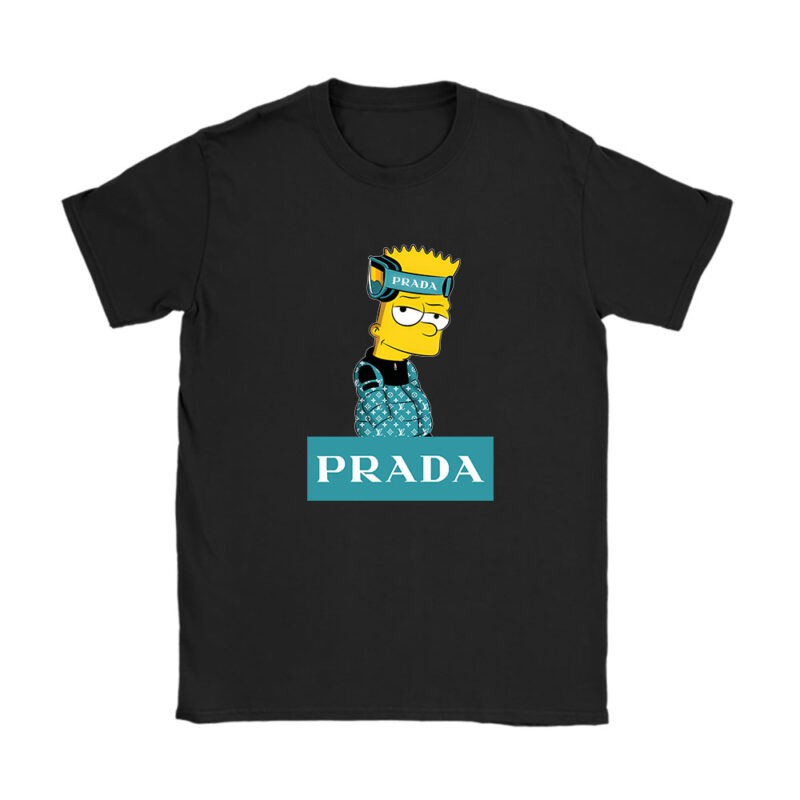 Bart Simpson Prada Unisex T-Shirt Cotton Tee TAT14287