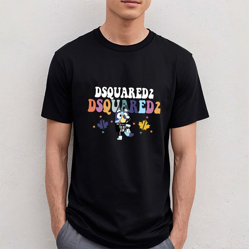 Bluey Happy Halloween Dsquared2 Unisex T Shirt Cotton Tee TAT9254 4