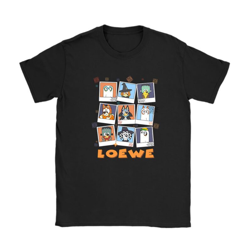 Bluey Happy Halloween Loewe Unisex T-Shirt Cotton Tee TAT9268