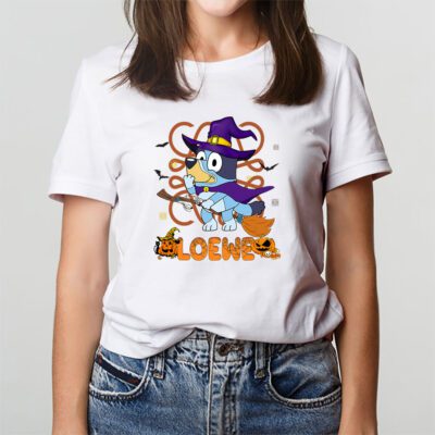 Bluey Happy Halloween Loewe Unisex T-Shirt Cotton Tee TAT9271 2 Bluey Happy Halloween Loewe Unisex T Shirt Cotton Tee TAT9271 2