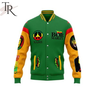 Bob Marley One Love One Heart Baseball Jacket TBJ1017 1