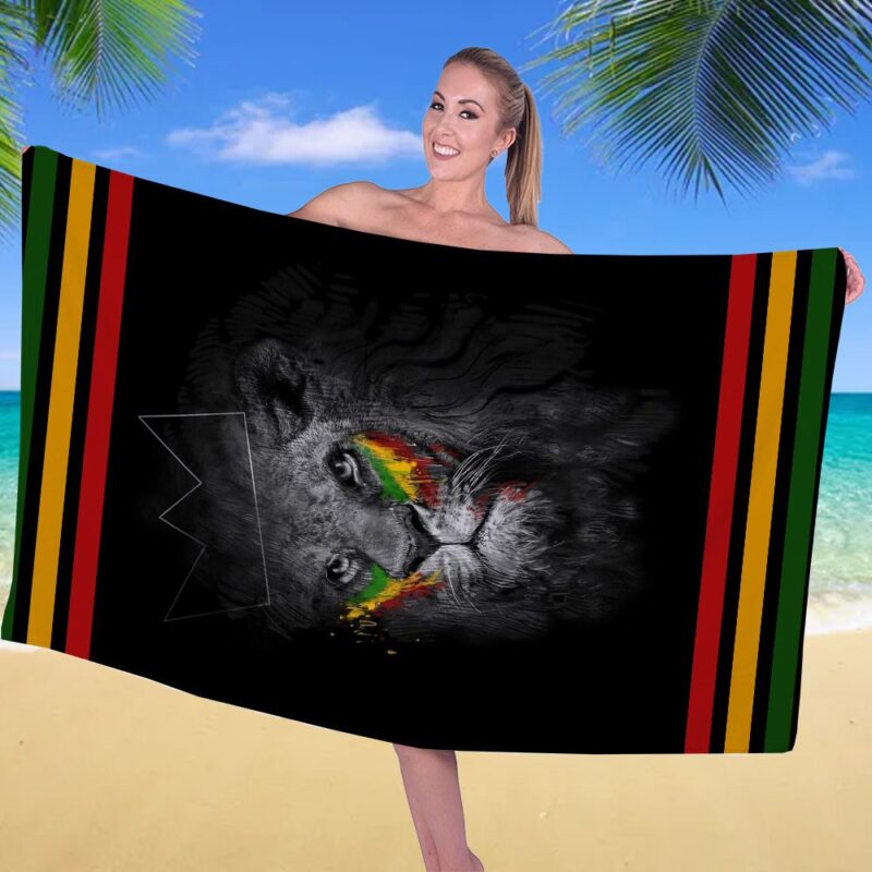 Bob Marley Rectangle Beach Towel WBT1016 1