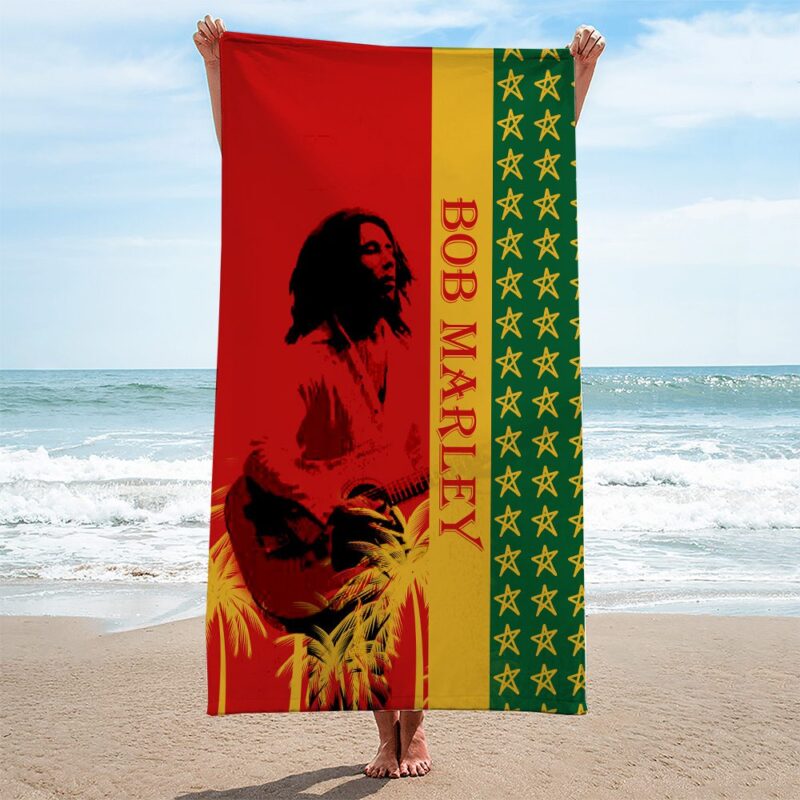 Bob Marley Rectangle Beach Towel WBT1117