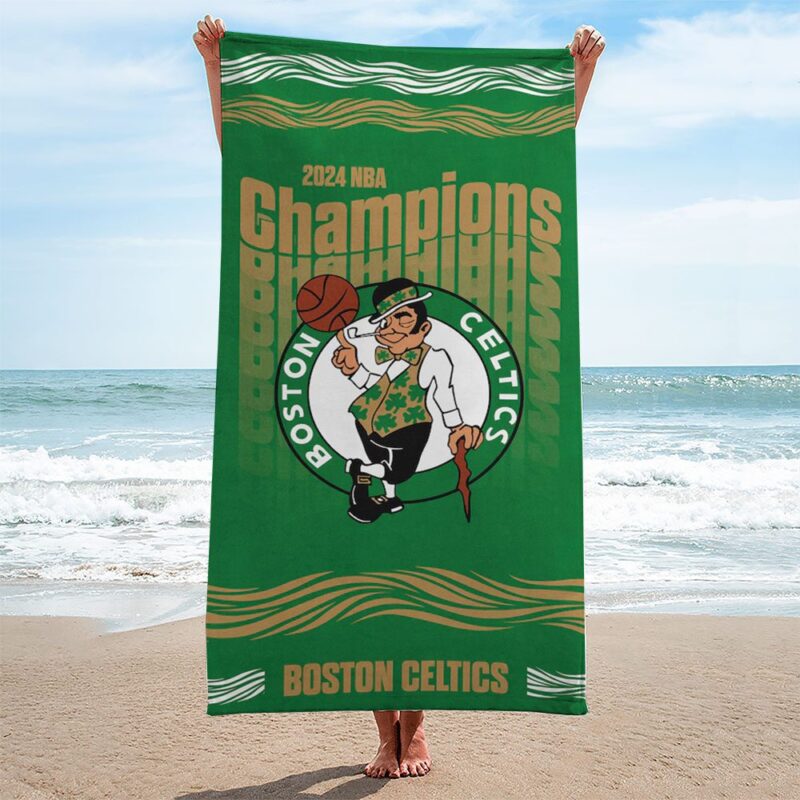 Boston Celtics Rectangle Beach Towel WBT1067