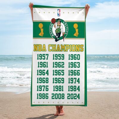 Boston Celtics Rectangle Beach Towel WBT1069