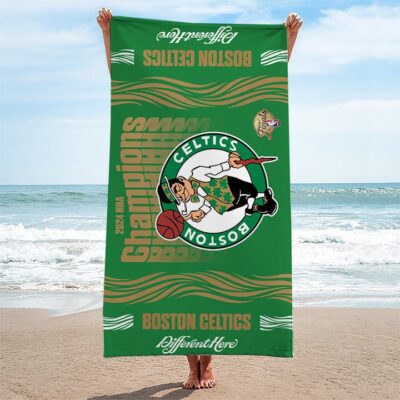 Boston Celtics Rectangle Beach Towel WBT1071 1