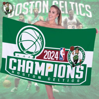 Boston Celtics Rectangle Beach Towel WBT1073