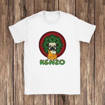 Cartoon Pug Dog Kenzo Brand Unisex T-Shirt Cotton Tee TAT6247 1 Cartoon Pug Dog Kenzo Brand Unisex T Shirt Cotton Tee TAT6247 1