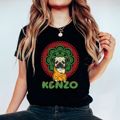 Cartoon Pug Dog Kenzo Brand Unisex T-Shirt Cotton Tee TAT6247 5 Cartoon Pug Dog Kenzo Brand Unisex T Shirt Cotton Tee TAT6247 5