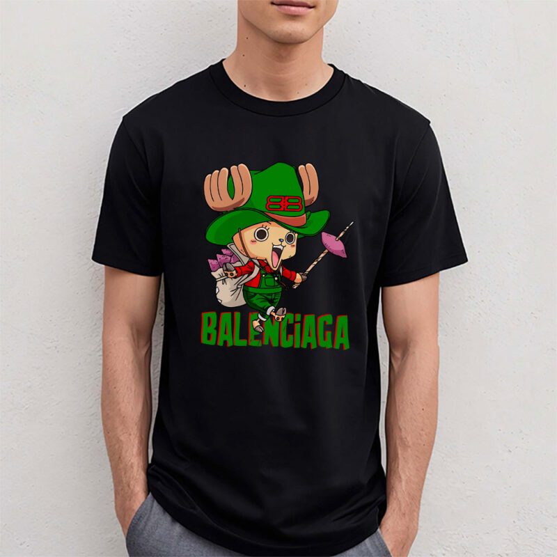 Chopperman Tony Tony Chopper One Piece Balenciaga Brand Unisex T Shirt Cotton Tee TAT6550 4