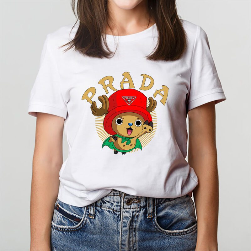 Chopperman Tony Tony Chopper One Piece Prada Brand Unisex T Shirt Cotton Tee TAT6277 3