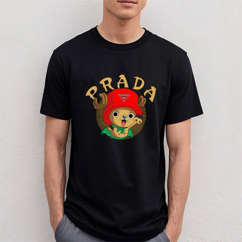 Chopperman Tony Tony Chopper One Piece Prada Brand Unisex T Shirt Cotton Tee TAT6277 4