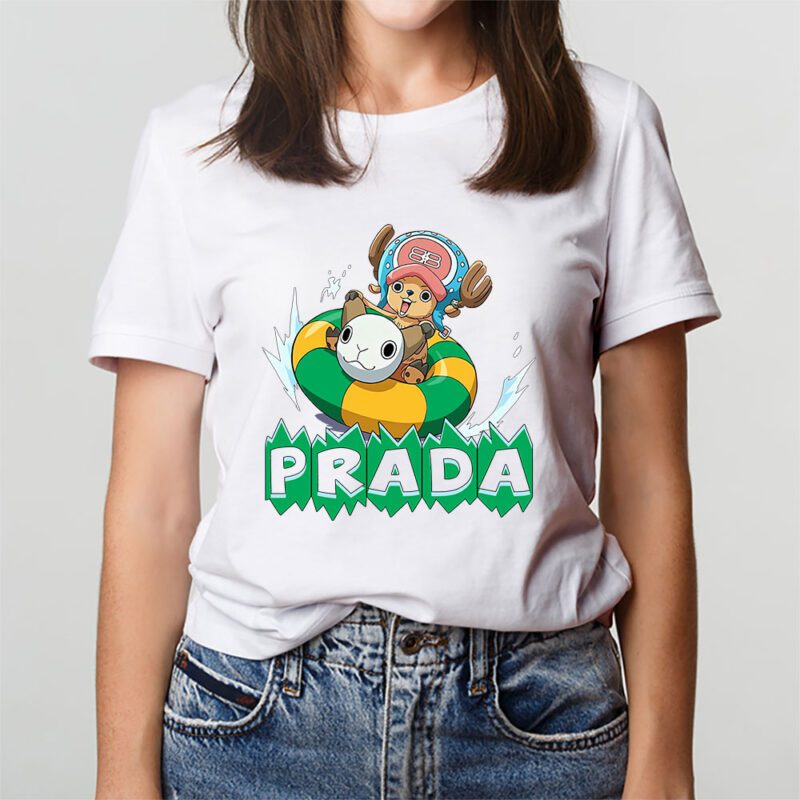 Chopperman Tony Tony Chopper One Piece Prada Brand Unisex T Shirt Cotton Tee TAT6278 3