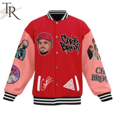 Chris Brown Heartbreak on a Full Moon Baseball Jacket TBJ1029 1