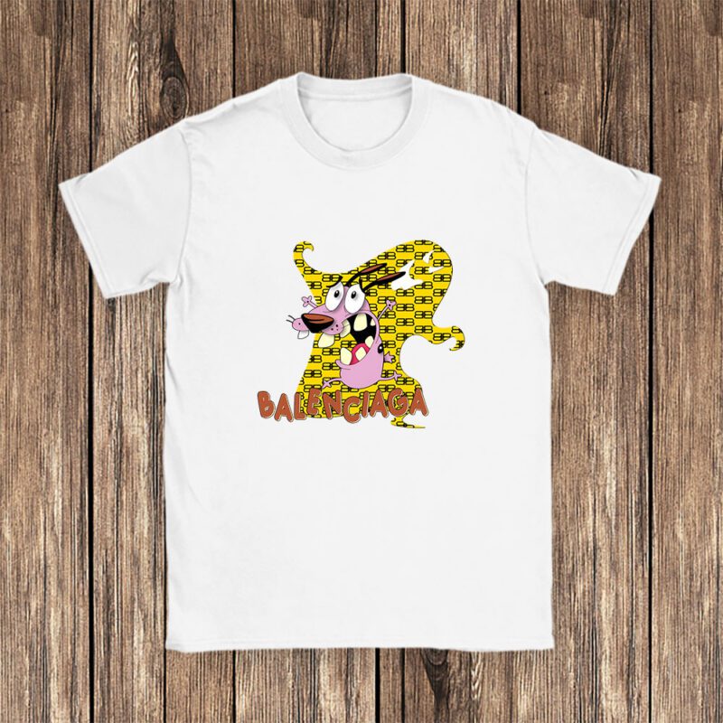 Courage The Cowardly Dog Balenciaga Unisex T Shirt Cotton Tee TAT7004 1
