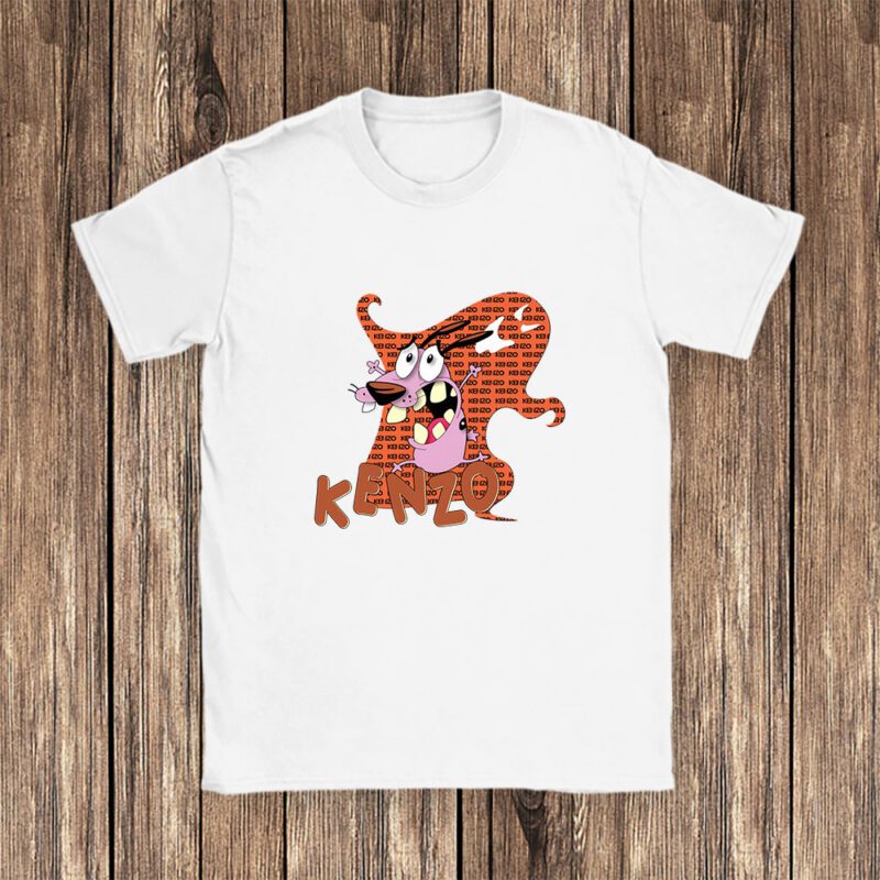 Courage The Cowardly Dog Kenzo Unisex T Shirt Cotton Tee TAT7015 1