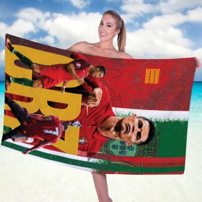 Cristiano Ronaldo Rectangle Beach Towel WBT1024 1