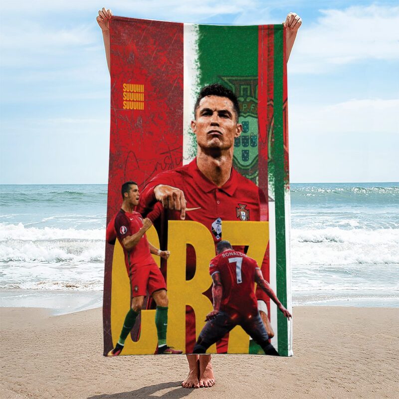 Cristiano Ronaldo Rectangle Beach Towel WBT1024